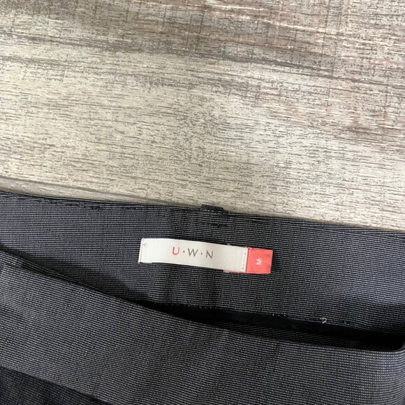 UWN Mid Rise Boot Leg Full Length Trousers Grey Women’s Size M - Picture 9 of 9